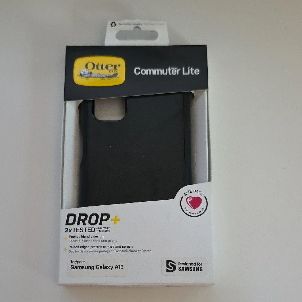 Otterbox Commuter Lite Samsung Galaxy A13 Black Phone Case 2x Tested